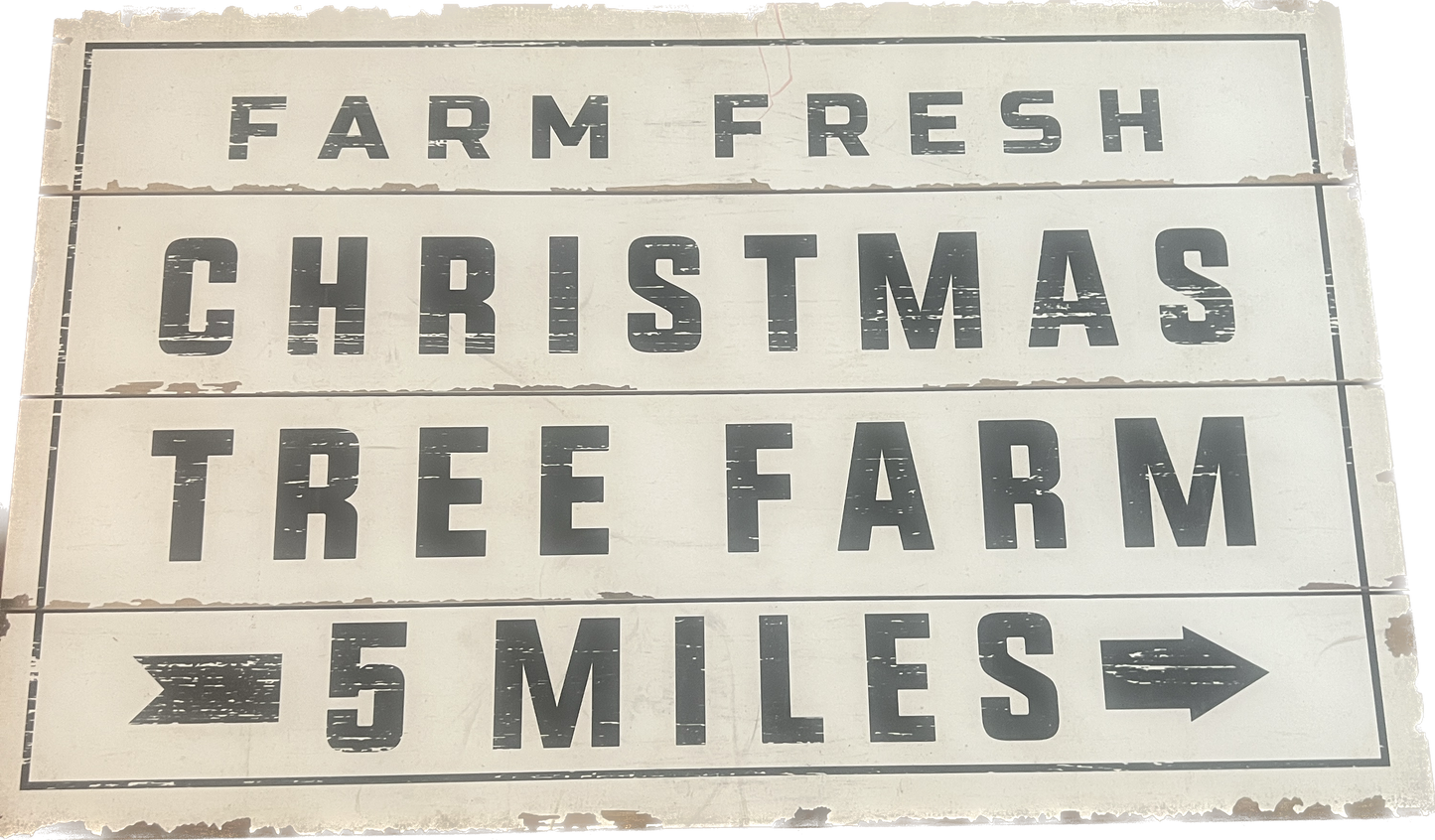 Farm Fresh Tree Sign