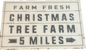 Farm Fresh Tree Sign