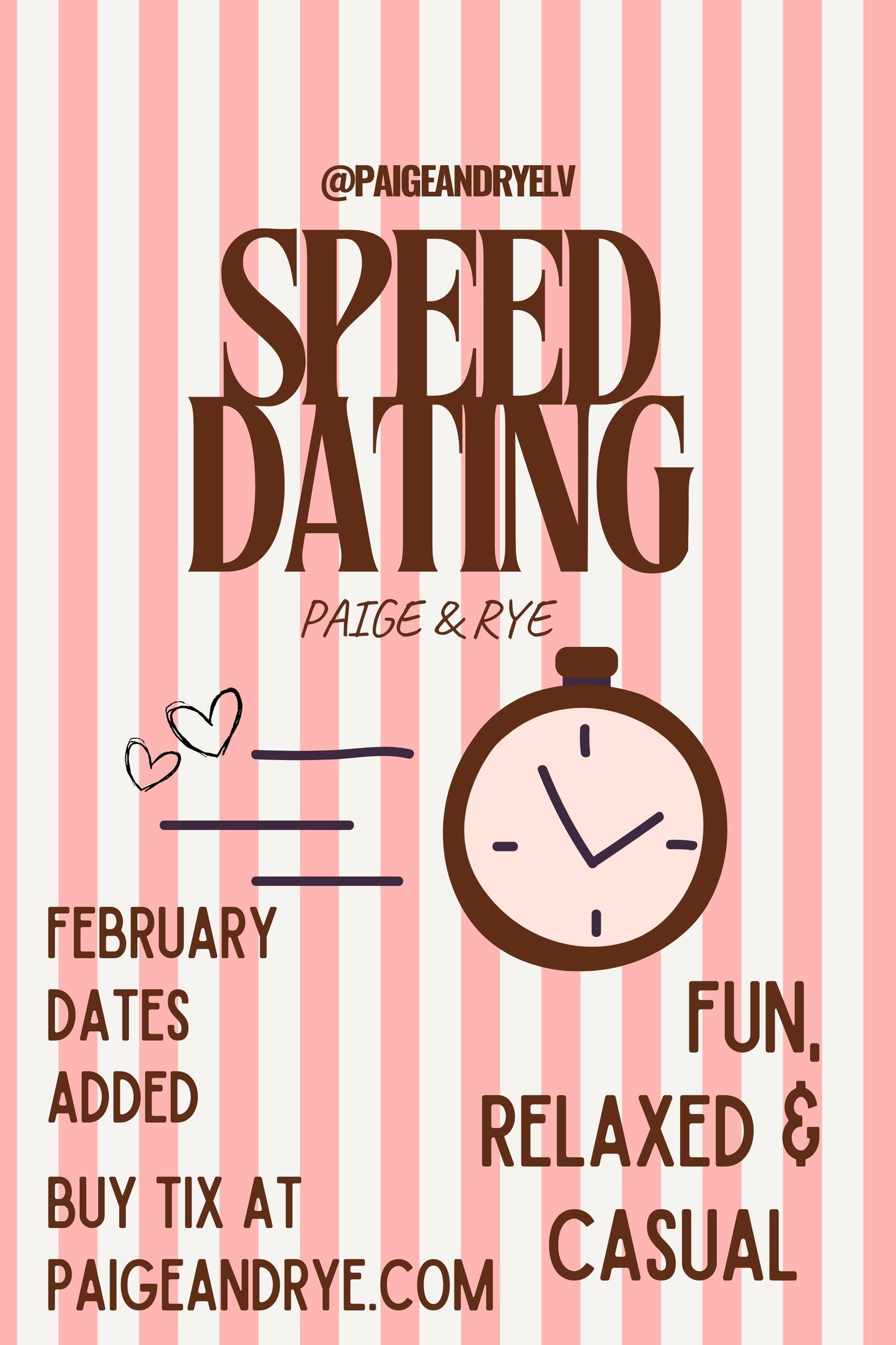 Speed Dating Thursdays 6PM