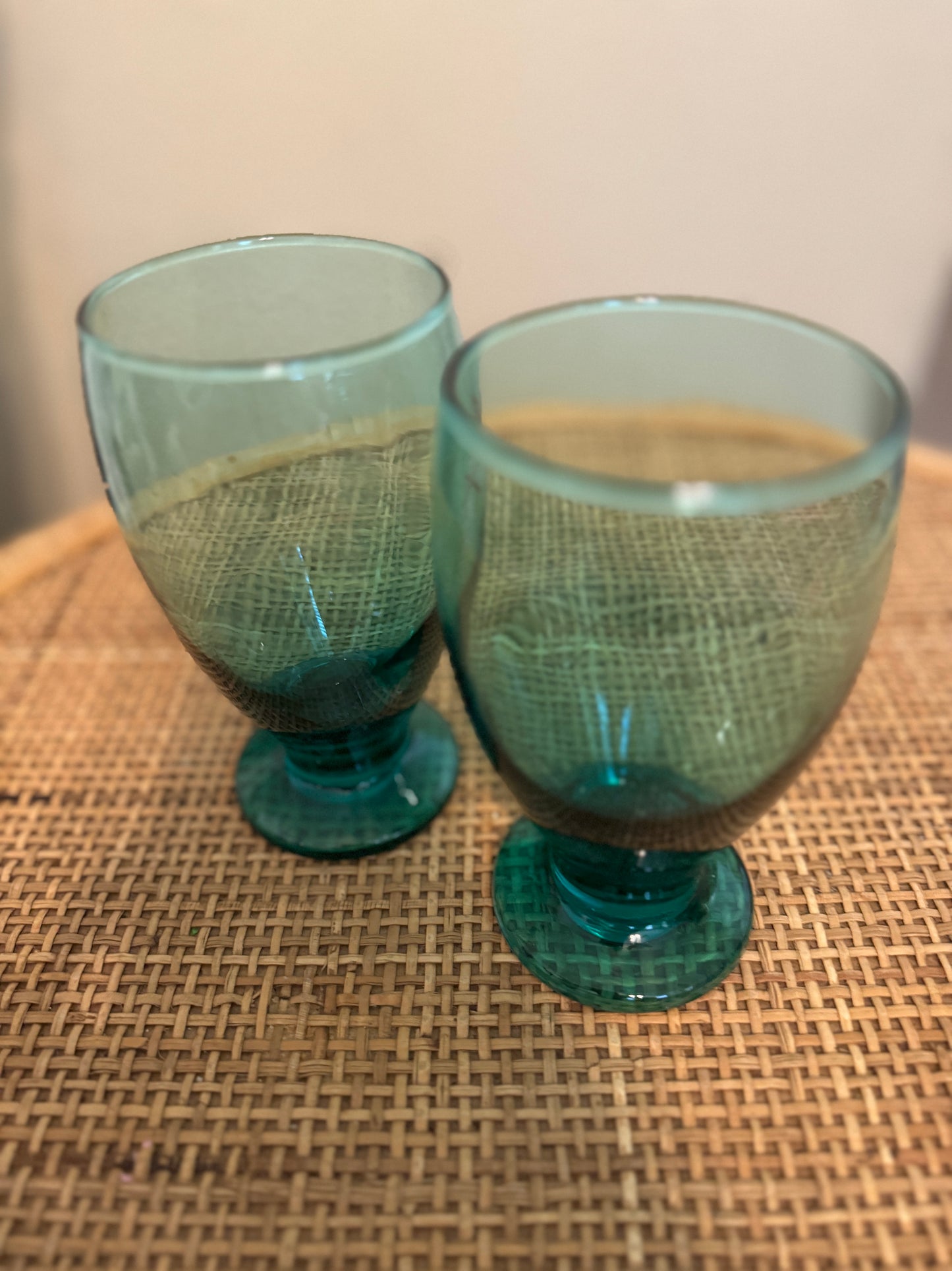 Drinking Glass- Teal