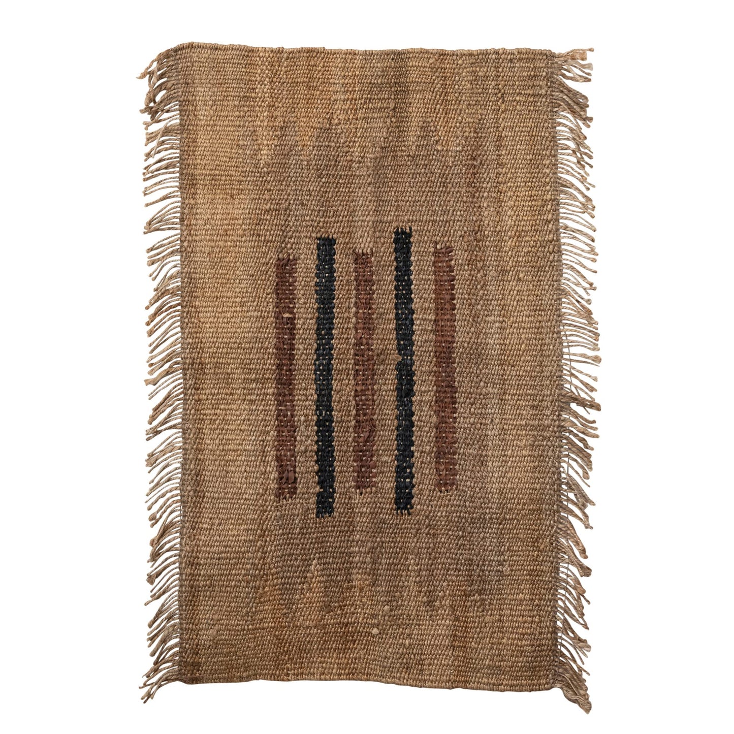 Wall Rug - Jute and Leather