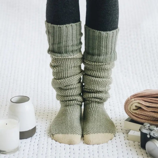 Tall Knit Lounge Socks