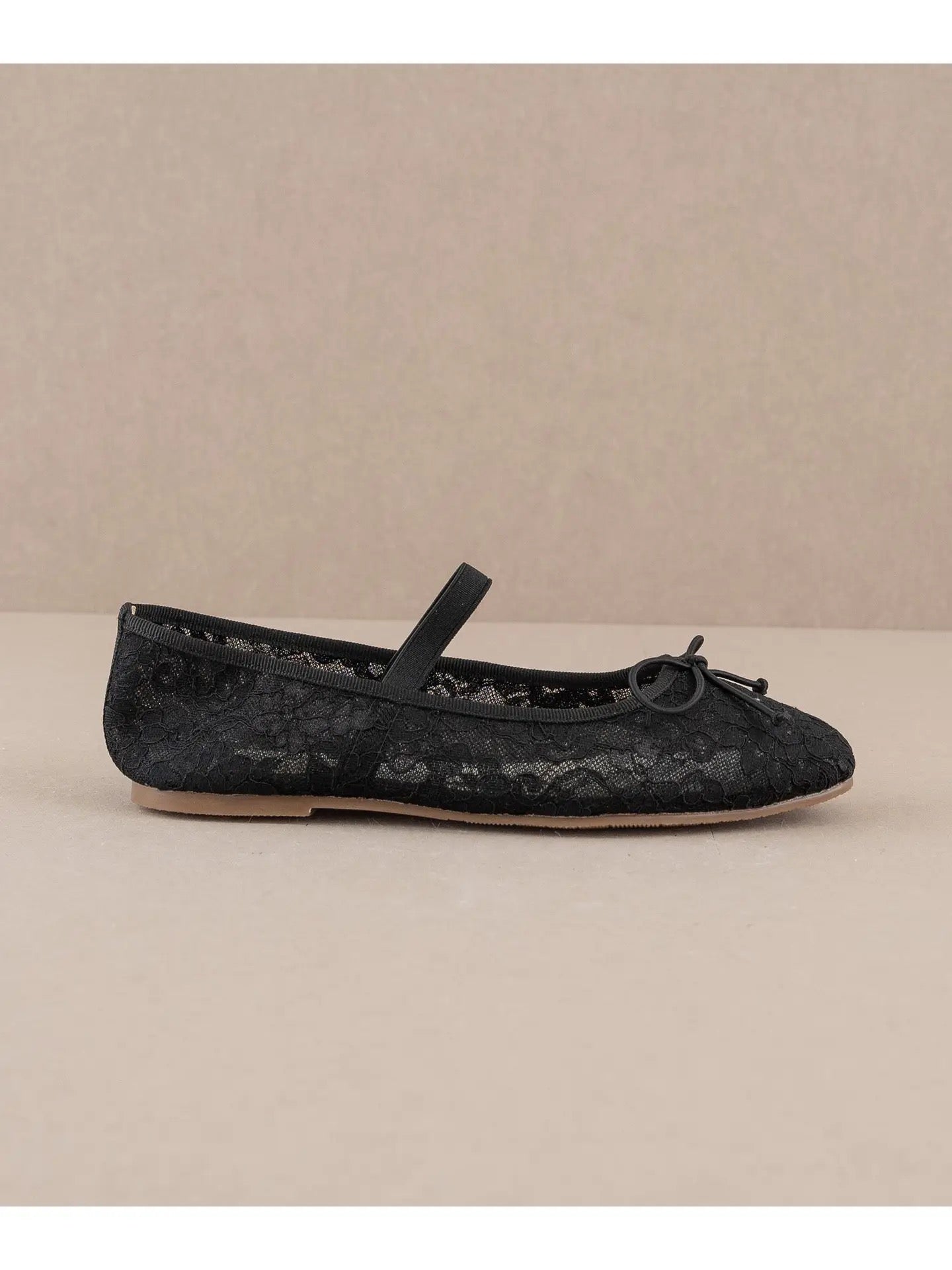 The Bisbee Black | Lace Ballet Flats