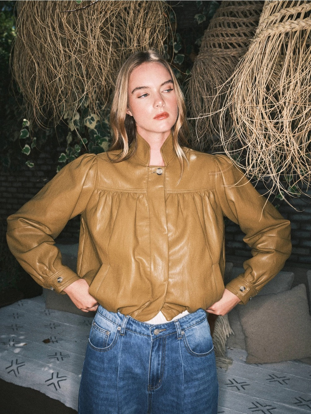 Vegan Leather Jacket