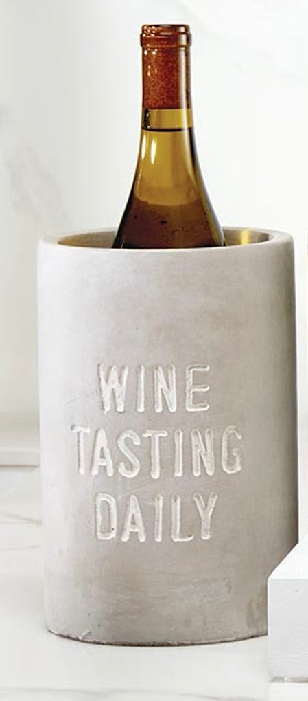 Cement Wine Chiller - Wine Tasting Daily