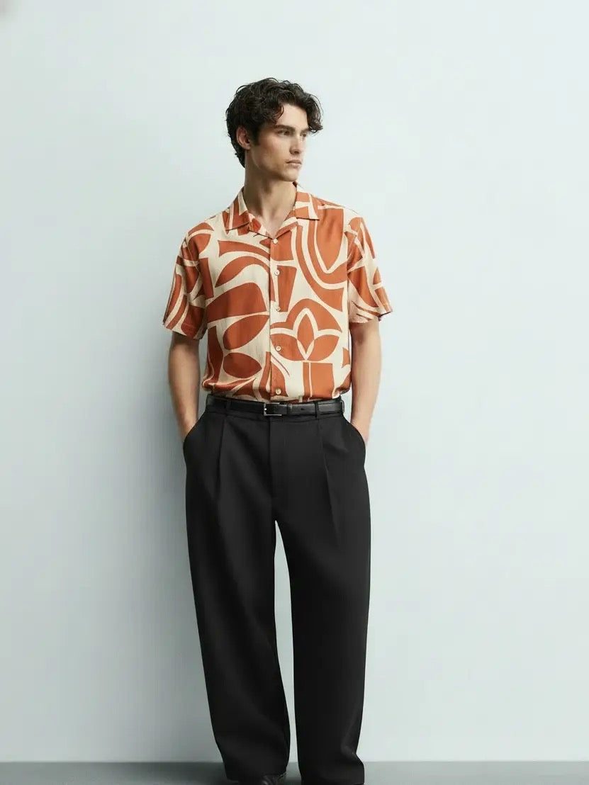 Men's Printed Woven Shirt