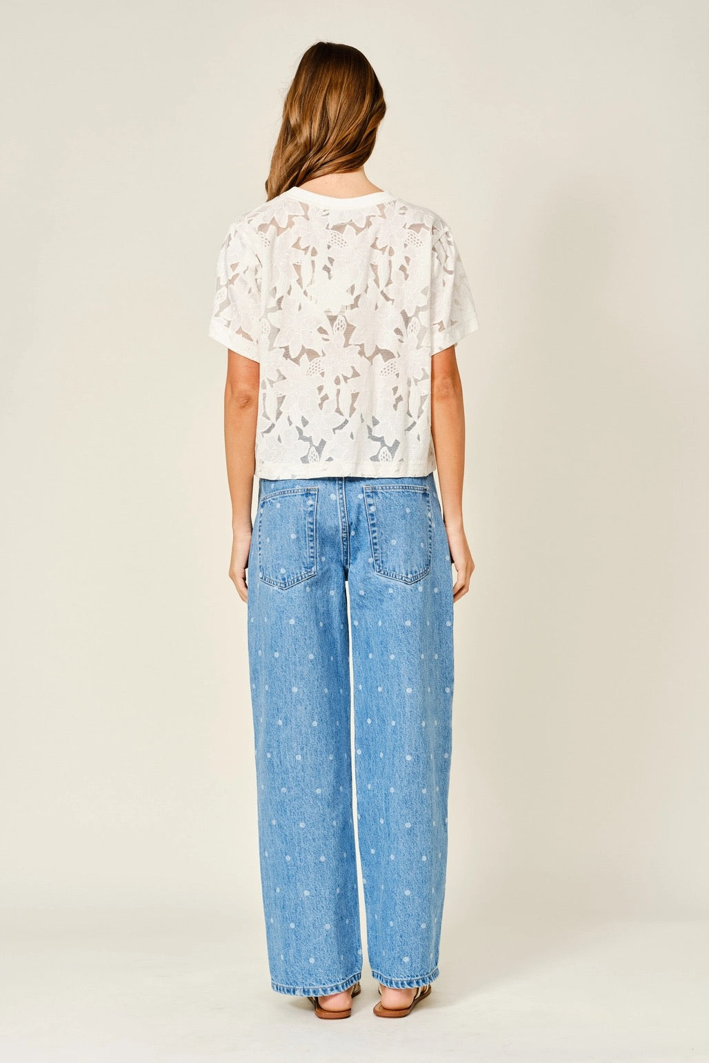 Lace Floral T-Shirts