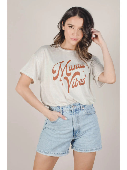 Mama Vibes Graphic Tee- Plus Size