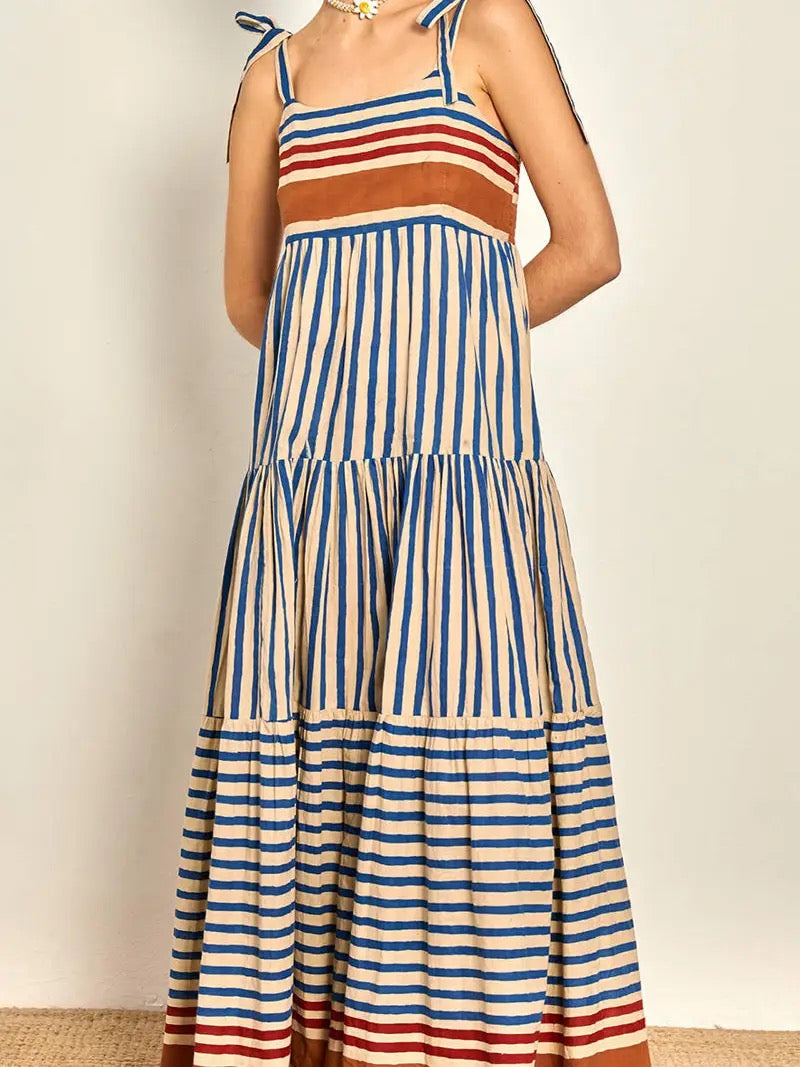 Striped Maxi Dress