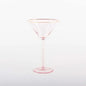 Light Pink Martini Glass