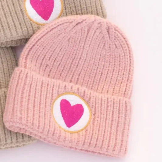 Kids Heart Beanie