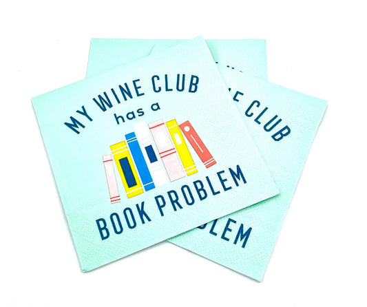 Book Club Cocktail Funny Napkins