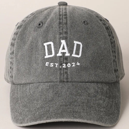 Dad Est. 2024 Ball Cap