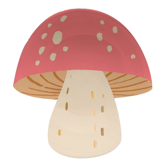 Ceramic Mushroom Trinket Dish