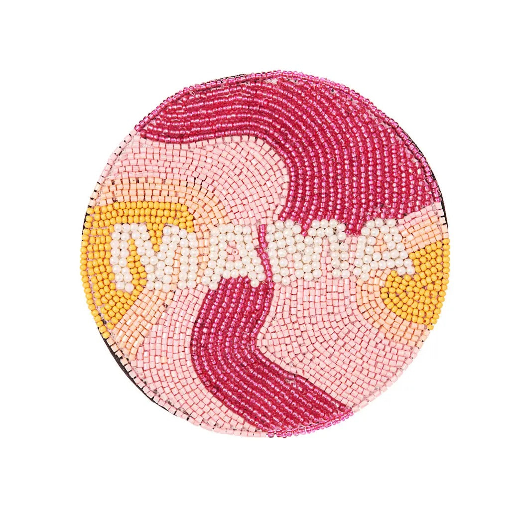 MAMA Beaded Coaster