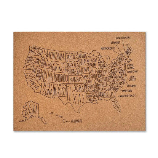 Cork Map- USA