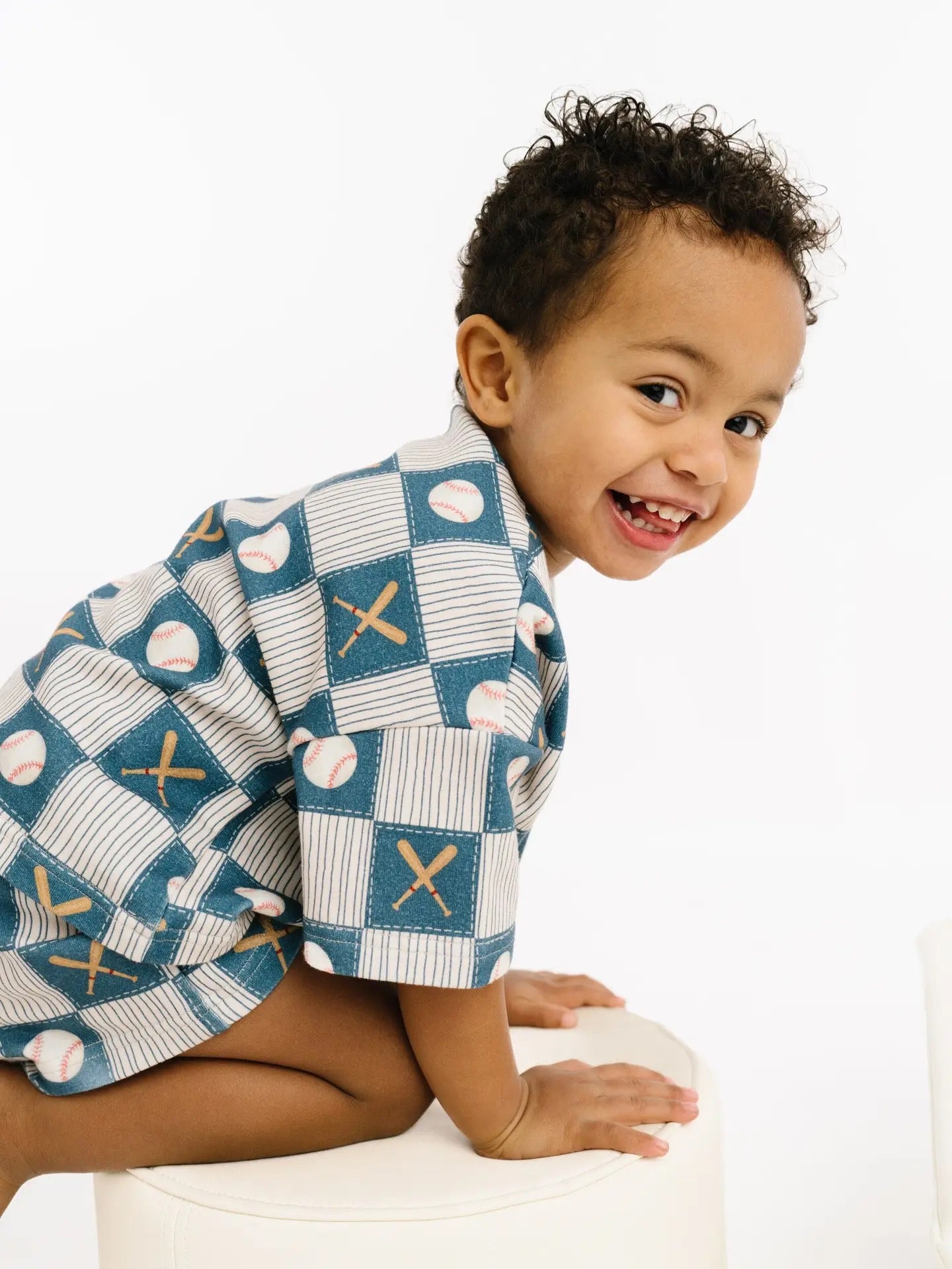 Baseball Patchwork Slouchy Set