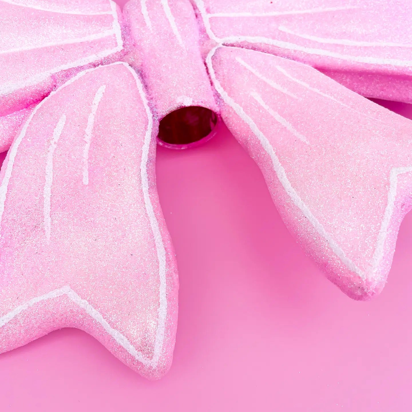 Pink Bow Christmas Decor