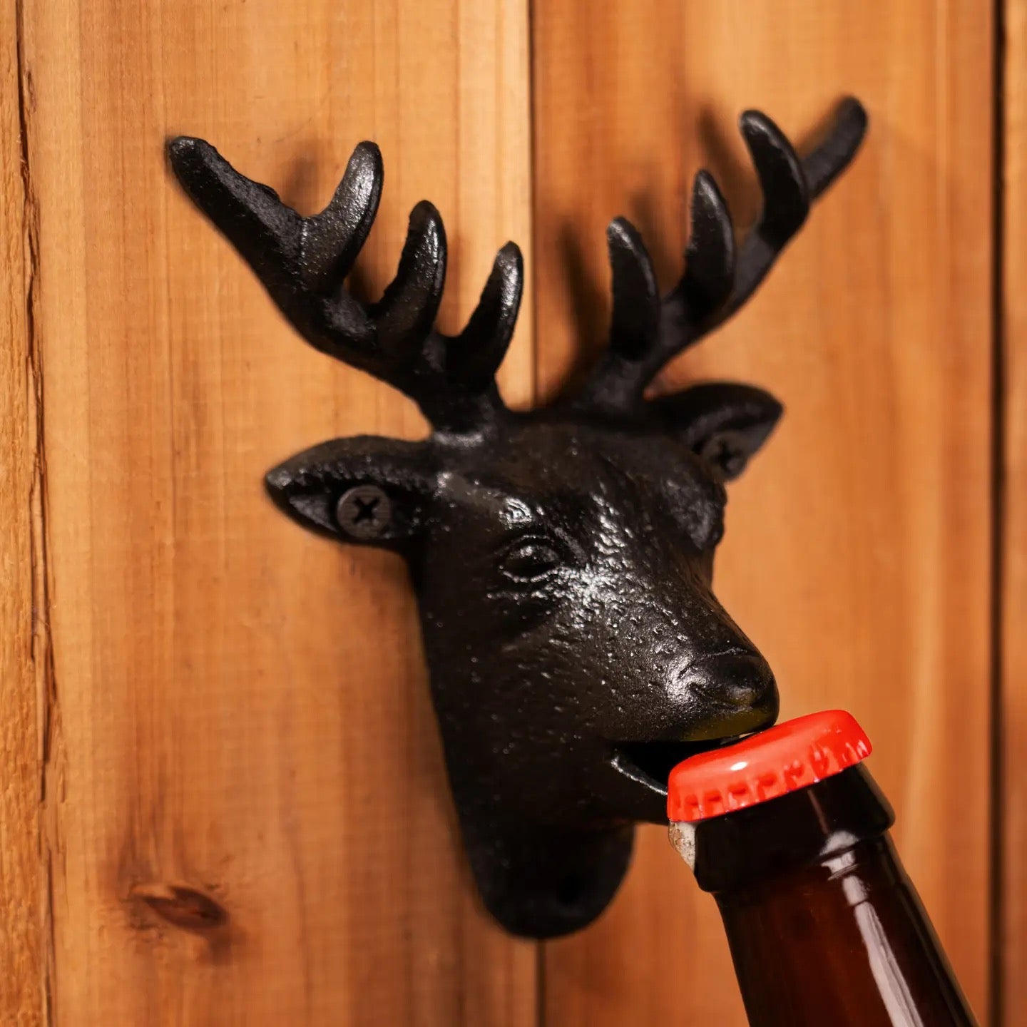 Deer Cast Iron Wall Mounted Bottle Opener