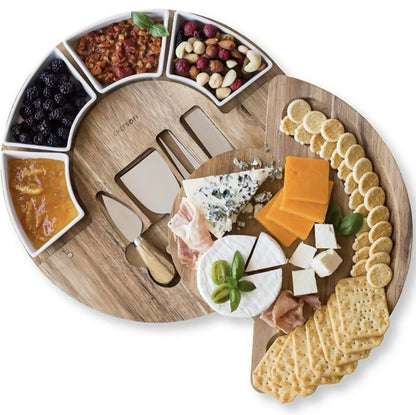 Acacia Swivel Charcuterie Board