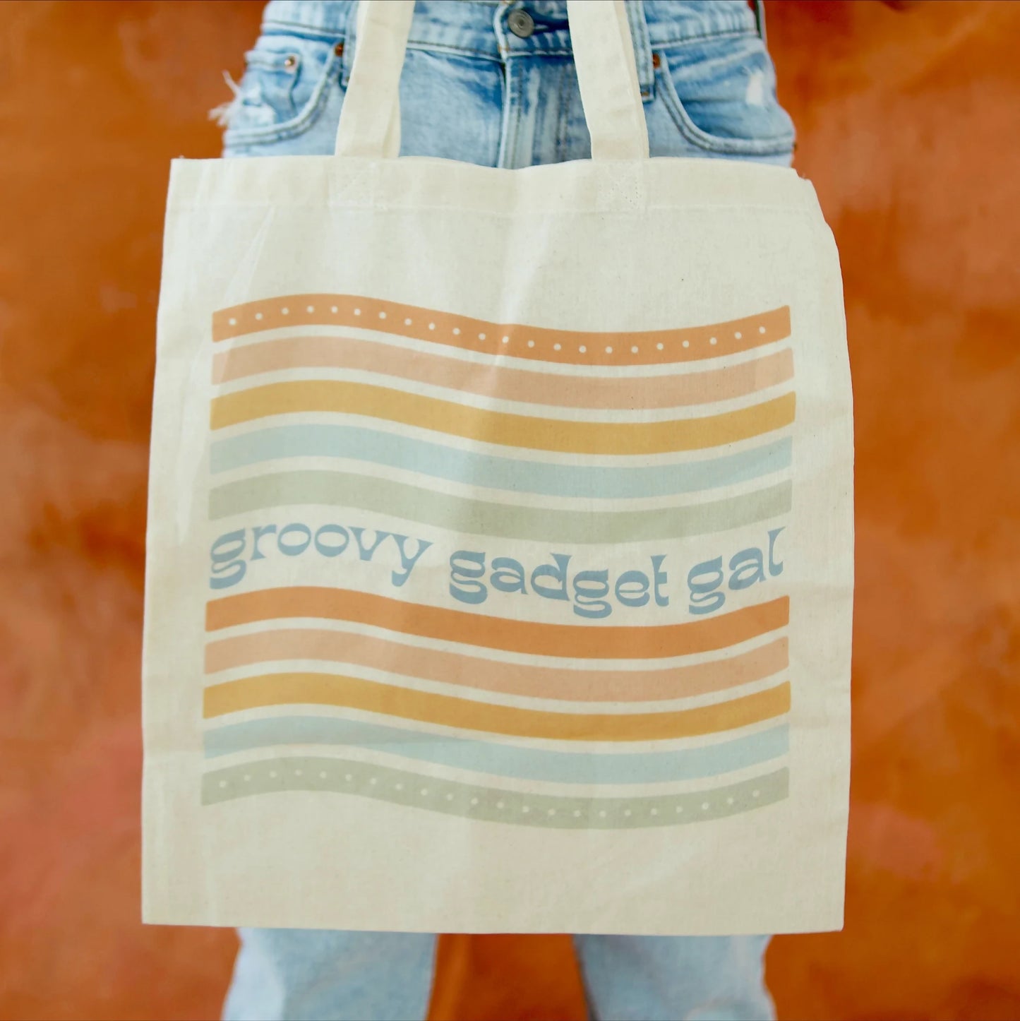 Groovy Gadget Gal Tote Bag