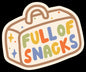 Full of Snacks Sticker