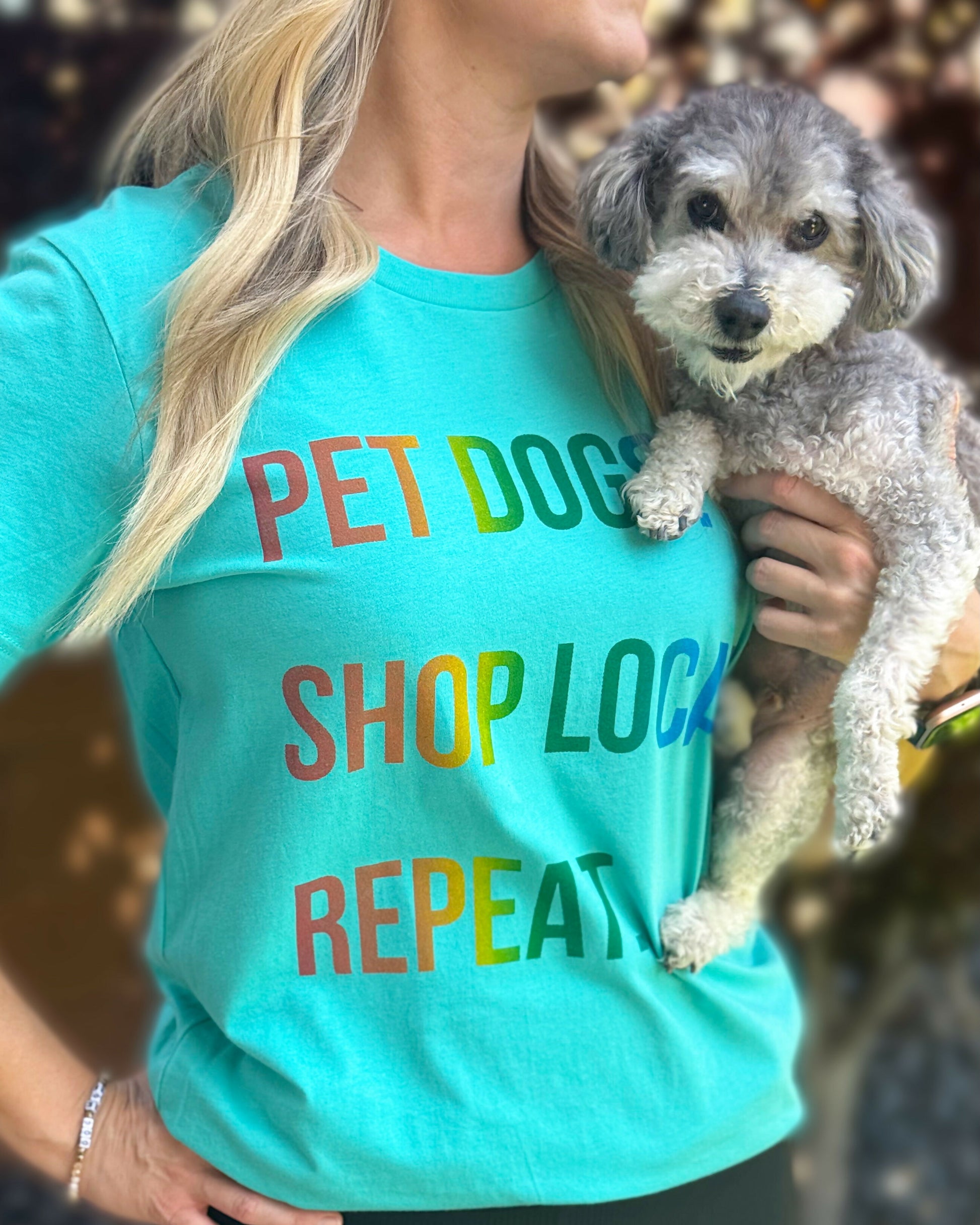 Pet Dogs Shop Local - Teal 1