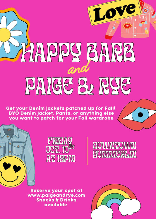 Fall Patch Party with Happy Barb