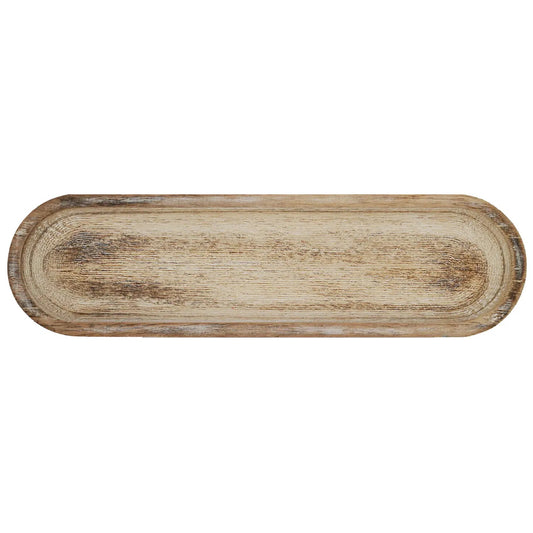 Large Wood Tray - Rustic - 14x4"