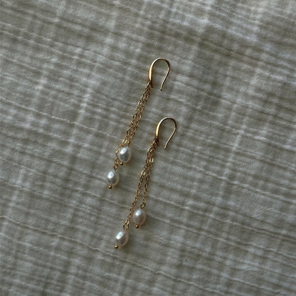 Baroque Pearl Drop Earrings