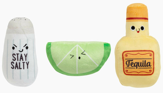 Tequila Dog Toy - Set of 3