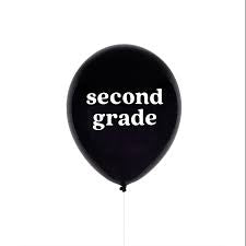 Black Grade Balloons
