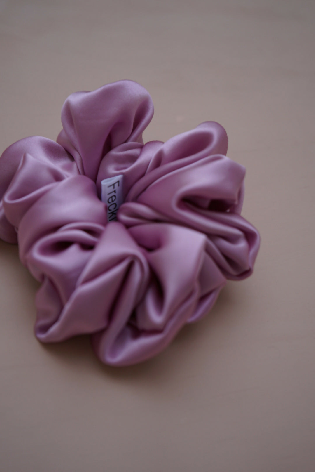 Orchid Silk Charmeuse Scrunchie