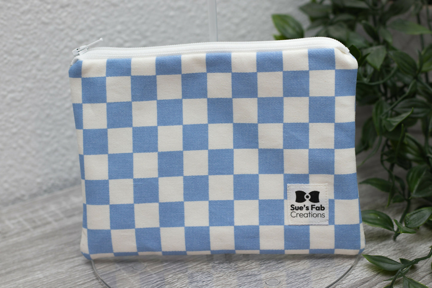 Flat Zipper Pouch Bag