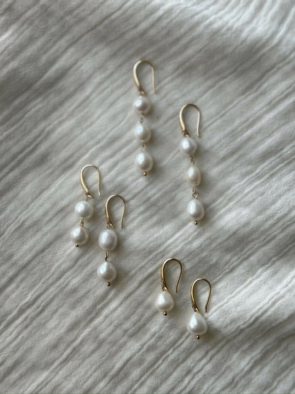 Baroque Pearl Drop Earrings