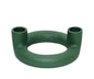 Green Aluminum 2 Tapered Candle Holder